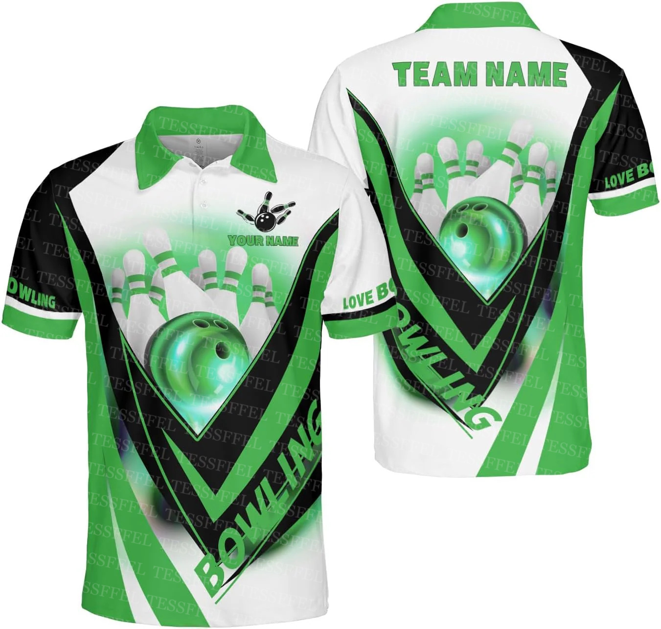 Benutzerdefinierte Name Graffi – Short Sleeve Bowling Shirt Retro Bewertung und Preis